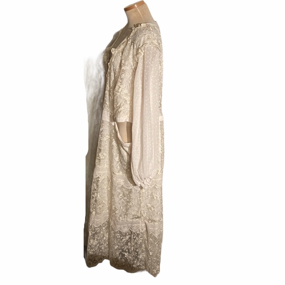 Alexis for Target Lace Cut out Dress White Long Sleeves  Size 3X NWT - Picture 8 of 9